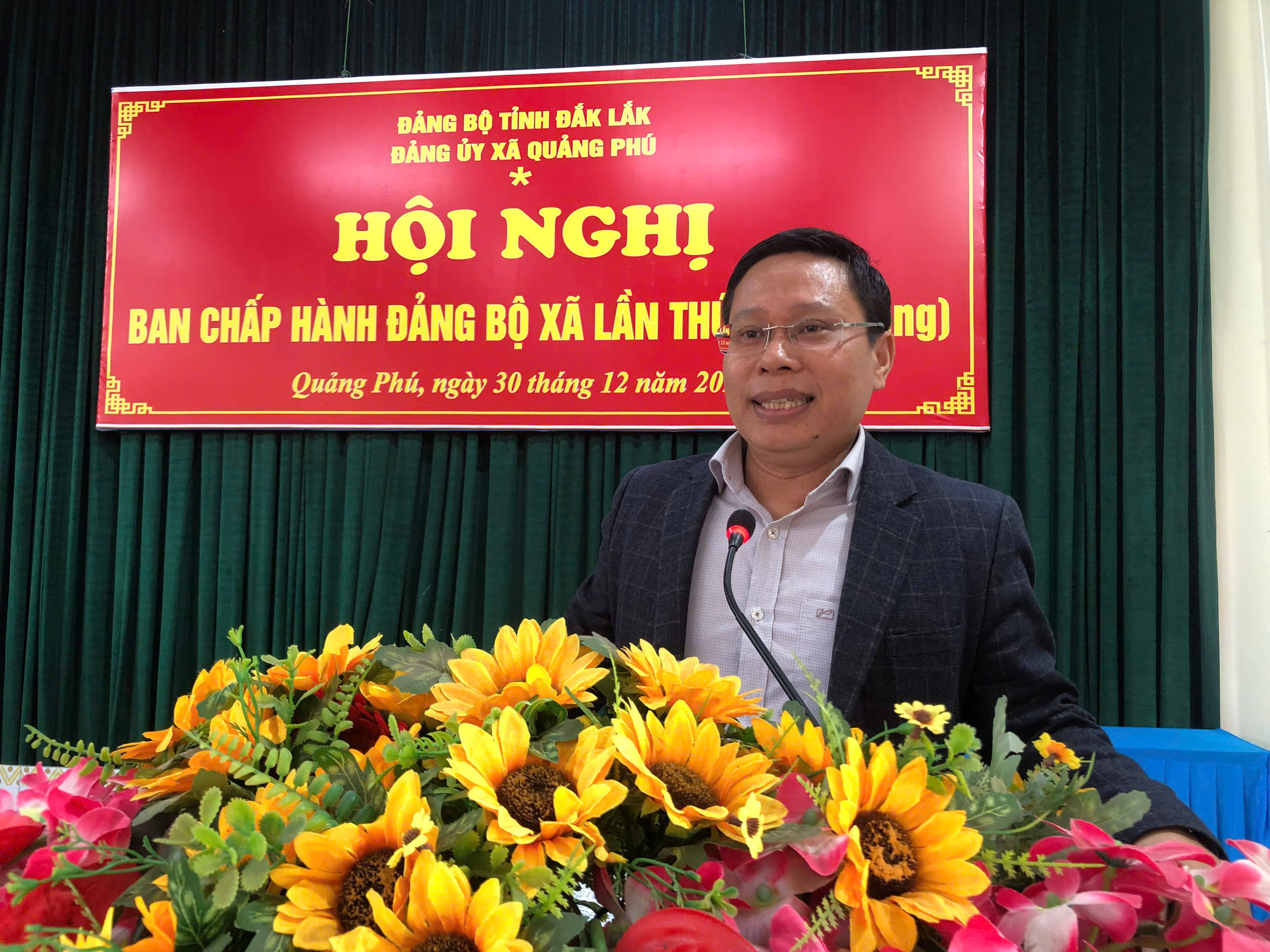 Đảng ủy xã Quảng Phú, tỉnh Đắk Lăk tổ chức hội nghị Ban chấp hành Đảng bộ xã lần thứ 3 ( mở rộng)